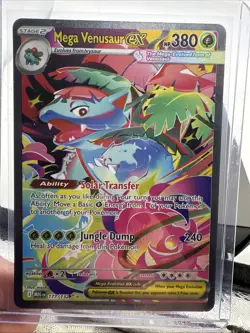 Mega Venusaur EX SIR 177/132 Mega Evolution English Pokemon TCG Near Mint Card - Image 1