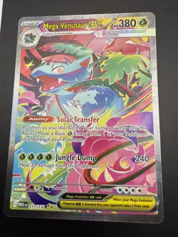 Mega Venusaur EX SIR 177/132 Mega Evolution English Pokemon TCG Near Mint Card - Image 2