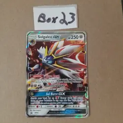 Solgaleo GX SM16 - Sun & Moon - Black Star Promo Holo - Pokemon Card - NM - Image 1