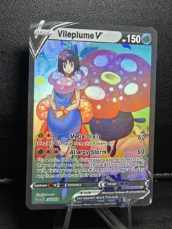 Pokemon Vileplume V Waifu Cute Doujin Ultra Rare Foil ACG Art Card - NM - Image 2