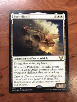 Parhelion II MTG Magic the Gathering Card NM Near Mint Neon Dynasty NEC - Image 1
