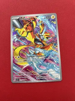 Pokemon TCG Zeraora 151/142 Scarlet Violet Stellar Crown Illustration Rare Card - Image 1