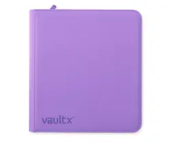 Vault X Just Purple 12-Pocket Exo-Tec Zip Binder - 480 Cards - New - Image 4