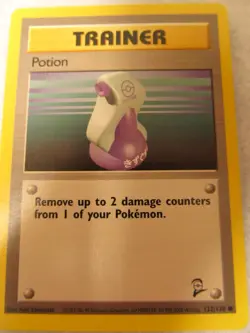 Potion 122/130 Base Set 2 Pokemon Card 2000 NM-Mint Never Played - Image 1