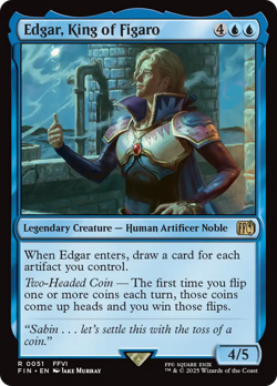 Edgar, King of Figaro - 51 - FINAL FANTASY- Near Mint - MTG - Image 1