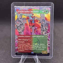 Scarlet Spider, Ben Reilly 2025 Magic the Gathering Spider-Man Rare Foil - Image 1
