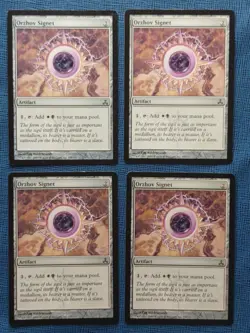 MTG 4x Orzhov Signet x4 LP Guildpact Magic the Gathering Playset - Image 2