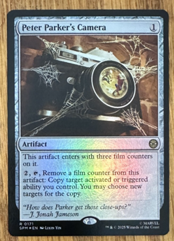 MTG Marvel Spider-Man, Peter Parker's Camera - Foil - Image 1
