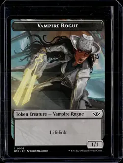 Vampire Rogue Token - 8 - OTJ - NM - MTG Magic the Gathering - Image 1