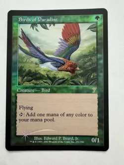 MTG Birds of Paradise Foil 7th Edition - Image 1