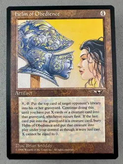 Helm of Obedience Alliances Regular MTG-Never Played NM-Reserve List - Image 1