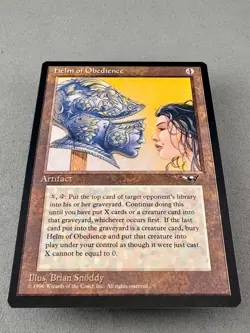 Helm of Obedience Alliances Regular MTG-Never Played NM-Reserve List - Image 3