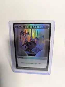 Magic the Gathering MTG - Kaito, Bane of Nightmares / Gremlin Token (Foil) - Image 2