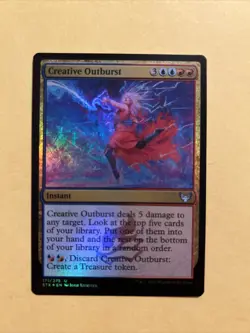 Foil MTG Creative Outburst (171/447) Strixhaven School of Mages NM - Image 1