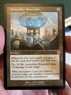 RETRO Aetherflux Reservoir ~ The Brothers' War [ NearMint ] [ Magic MTG ] - Image 1