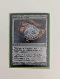 MTG Amulet of Vigor (98/124) Mystery Booster Retail Edition Foils NM/M FOIL - Image 1