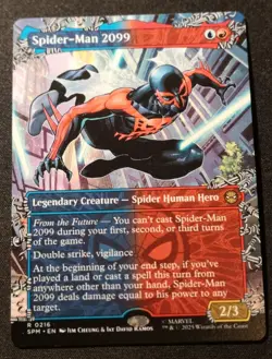 Spider-Man 2099 - Borderless - SPM - MTG - EN - NM - 0216 - Image 1