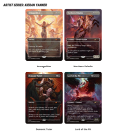 🔥 MTG Secret Lair Drop PRESALE Artist Series KIERAN YANNER (Demonic Tutor) 🔥 - Image 1
