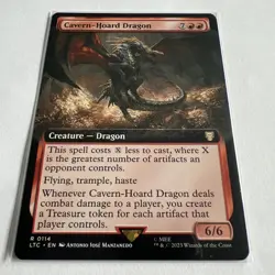 MTG Cavern-Hoard Dragon - Extended Art LTC Magic The Gathering NM - Image 1