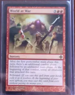 WORLD AT WAR mtg NM-M Rare - Image 1