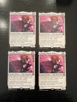 Arachne, Psionic Weaver X4X NM/M Marvel’s Spider-Man SPM Magic the Gathering MTG - Image 1