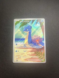 Pokemon TCG Misty's Lapras 194/182 Destined Rivals Illustration Rare NM - Image 1