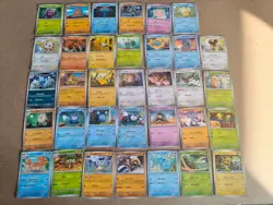 Pokemon TCG Pokemon 151 - 34 Common & Uncommon Card Bundle NO DUPLICATES - Image 1