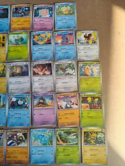 Pokemon TCG Pokemon 151 - 34 Common & Uncommon Card Bundle NO DUPLICATES - Image 2