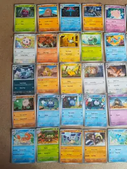 Pokemon TCG Pokemon 151 - 34 Common & Uncommon Card Bundle NO DUPLICATES - Image 3