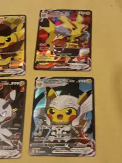 6Pikachu Pokemon Card Holo GX VSTAR VMAX GX EX Cosplay Art - Image 4