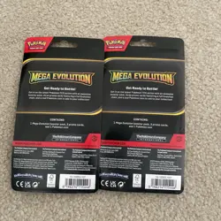 Pokemon TCG Mega Evolution Blister Pack - Factory Sealed - x2 - Image 2