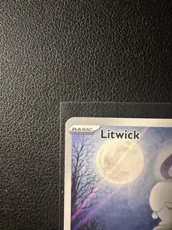 Litwick 101/86 Pokemon TCG S&V White Flare Illustration Rare Holo NM - Image 2