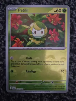 Pokemon TCG Black Bolt - Petilil 006/086 PokeBall Reverse Holo - Pack Fresh - Image 1