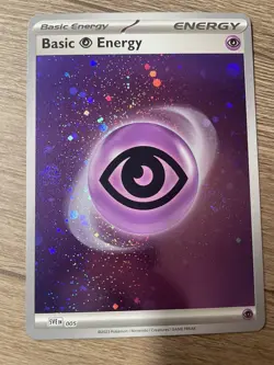 Psychic Energy 005 Holo Swirl ENGLISH - Pokemon 151 - Pokemon TCG Never Played - Image 1