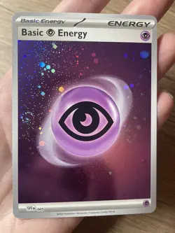 Psychic Energy 005 Holo Swirl ENGLISH - Pokemon 151 - Pokemon TCG Never Played - Image 2