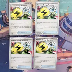 4x Superior Energy Retrieval 189/193 Pokemon Play! Prize Pack Regular Play-set - Image 1