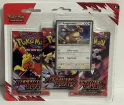 Pokemon TCG Destined Rivals 3pk Blister and Sleeved Booster packs Bundle - Image 2