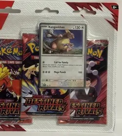 Pokemon TCG Destined Rivals 3pk Blister and Sleeved Booster packs Bundle - Image 4