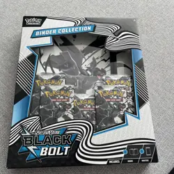 Pokemon TCG Black Bolt Binder Collection New Sealed - Image 1