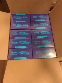 Pokemon TCG Journey Together ETB Elite Trainer Box FAST SHIP x10 (UNSEALED CASE) - Image 1
