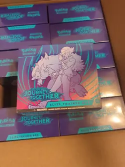 Pokemon TCG Journey Together ETB Elite Trainer Box FAST SHIP x10 (UNSEALED CASE) - Image 2