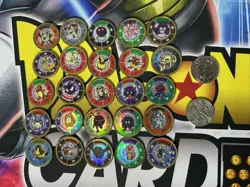 Vintage Pokemon battle coin lot 27 Unique No Doubles All Metal Lugia Pikachu - Image 1