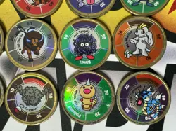 Vintage Pokemon battle coin lot 27 Unique No Doubles All Metal Lugia Pikachu - Image 2