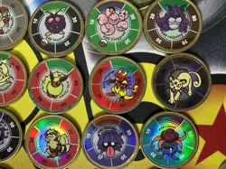 Vintage Pokemon battle coin lot 27 Unique No Doubles All Metal Lugia Pikachu - Image 3