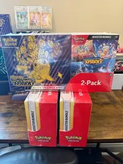 Lot of 4 Pokemon Surging Sparks Elite Trainer Box/Booster Bundle Costco 2-Pack - Image 3