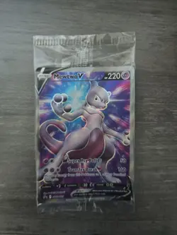 Sealed Pokemon TCG Mewtwo V Sword & Shield SWSH229 Holo Promo Promo - Image 1