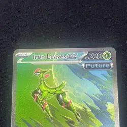 Pokemon TCG Iron Leaves EX Scarlet & Violet Temporal Forces 203/162 - Image 2