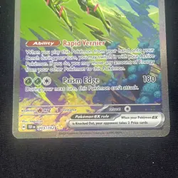 Pokemon TCG Iron Leaves EX Scarlet & Violet Temporal Forces 203/162 - Image 3
