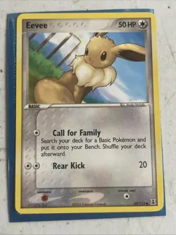 Pokemon TCG Eevee EX Delta Species 69/113 Regular Common Mp - Image 1