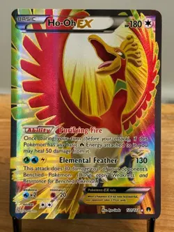 Ho-Oh EX 121/122 (Ultra Rare Full Art; NM to LP) - XY Breakpoint - Pokemon TCG - Image 1